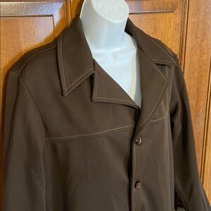 Vintage 70’s Time Out by Farah polyester leisure blazer jacket Western-style USA